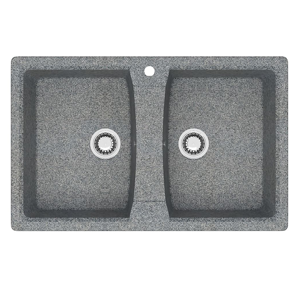 Кухонная мойка Azario Elmas CS00084167 780*500 мм (тёмно серый)