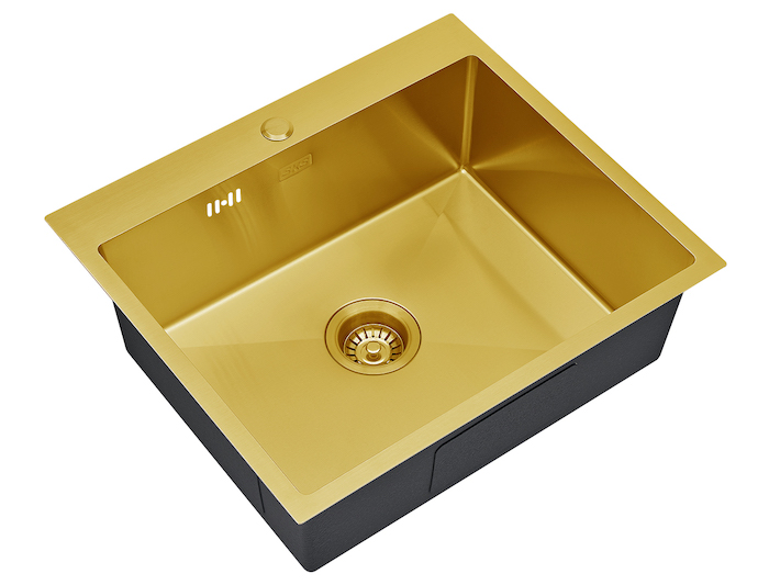 Мойка кухонная Zorg Steel Kithen SKS 5951 BRONZE 590*510 мм (бронза)