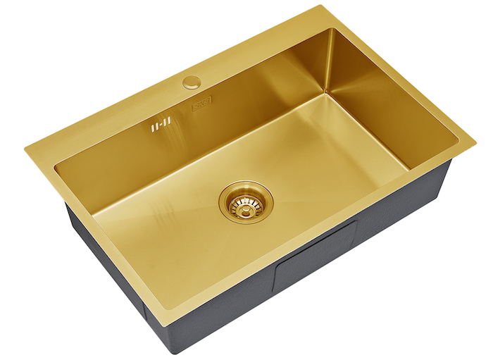 Мойка кухонная Zorg Steel Kithen SKS 7551 BRONZE 750*510 мм (бронза)