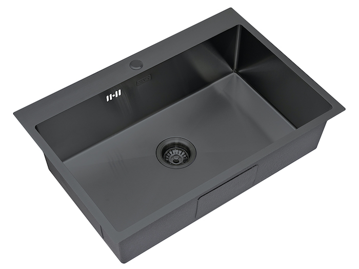 Мойка кухонная Zorg Steel Kithen SKS 7551 GRAFIT 750*510 мм (графит)