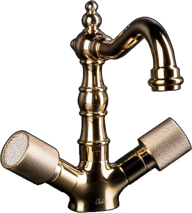 Смеситель для раковины Boheme Royal Cristal 292-Royal/CRST (золото)
