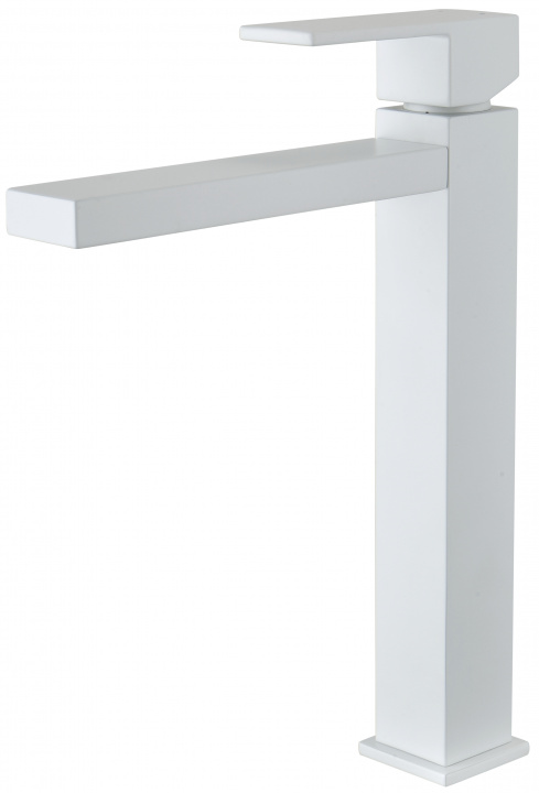 Смеситель для раковины-чаши Aquanet Blanco AF420-11W (белый матовый)