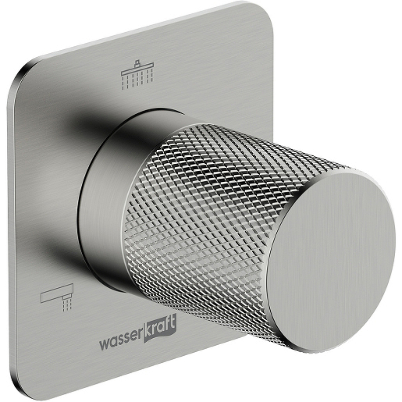 Переключатель потоков WasserKRAFT Tauber A297 (никель)