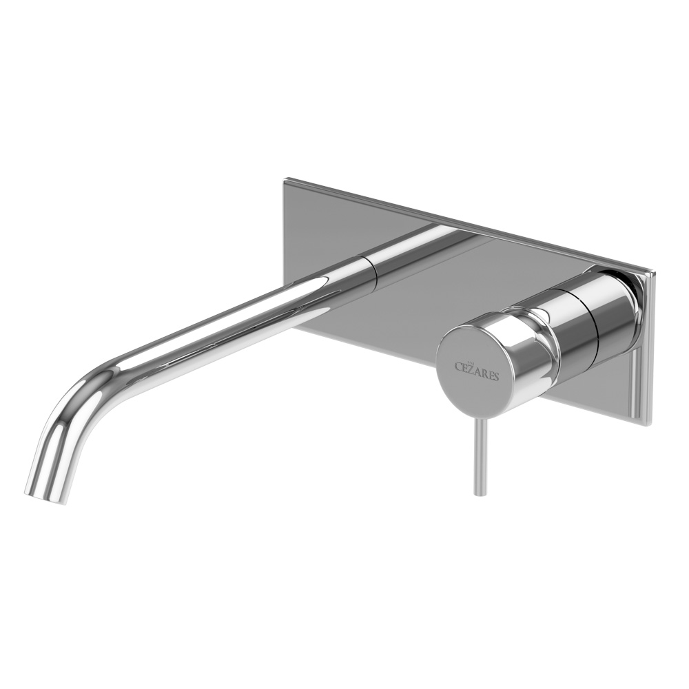 Встраиваемый смеситель для раковины Cezares LEAF-BLI1-L-01-W0 (хром)