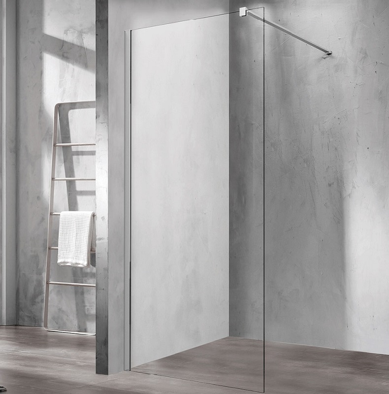Душевая перегородка Vincea Walk-In VSW-1H800CL 800*2000 мм (хром/прозрачное)