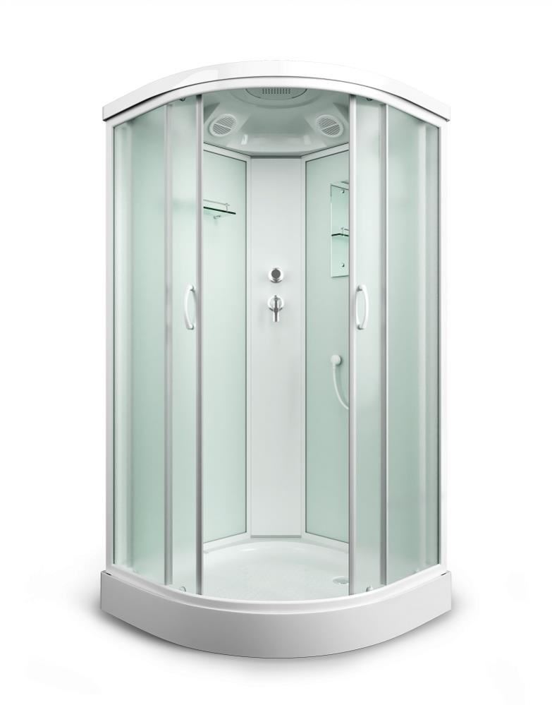 Душевая кабина Mirwell MR3510P-C3-RUS 1000*1000 мм (белый/матовое)