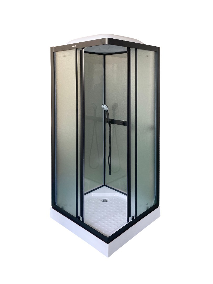 Душевая кабина Parly Frost FQ811B 800*800 мм (черный/матовое)
